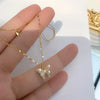 Collar doble con colgante de Mariposa