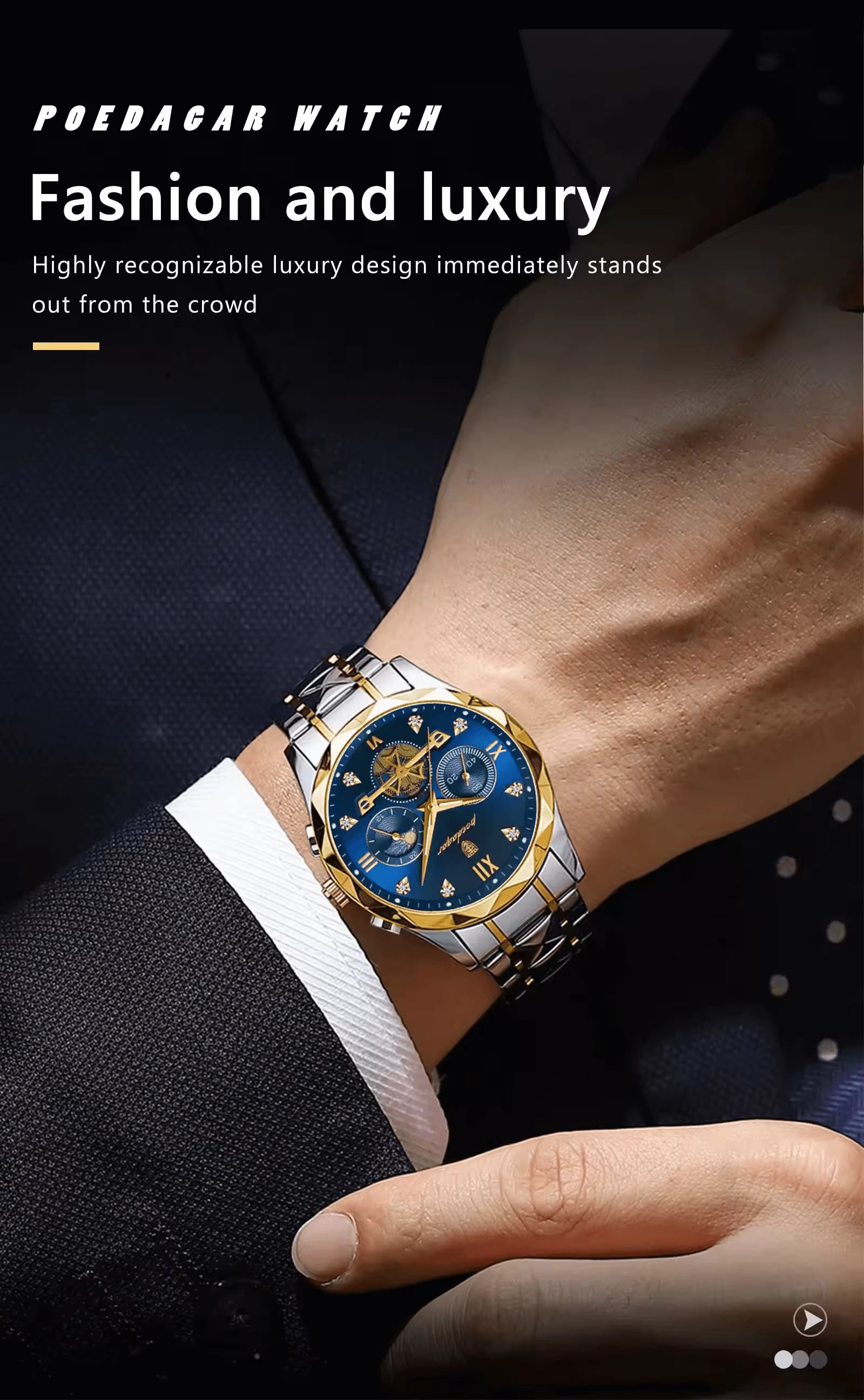 Reloj POEDAGAR 996 de Lujo para Hombre