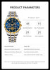 Reloj POEDAGAR 996 de Lujo para Hombre